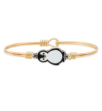 Penguin Bangle Bracelet